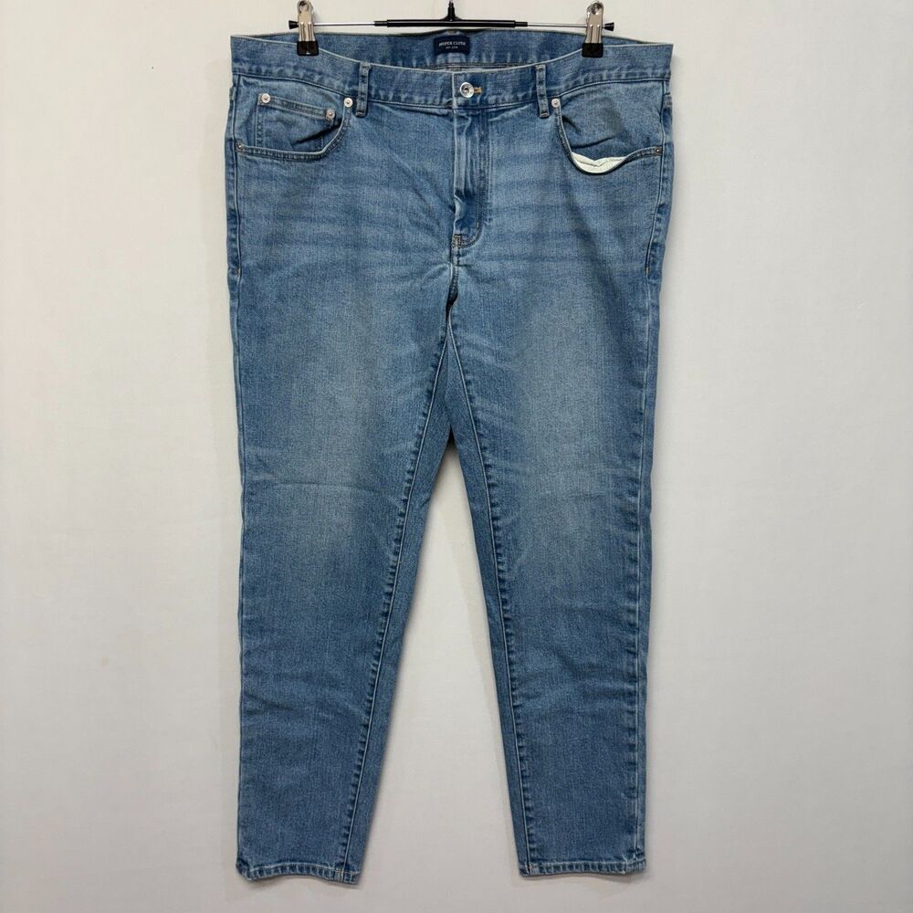Proper Cloth Men Japanese 12oz Jeans Size 40x32 Blue Denim D044 -22